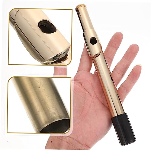 HANABASS Professional Flute Mouthpiece Metal for Beginners Music Accessories Flute Headjoint