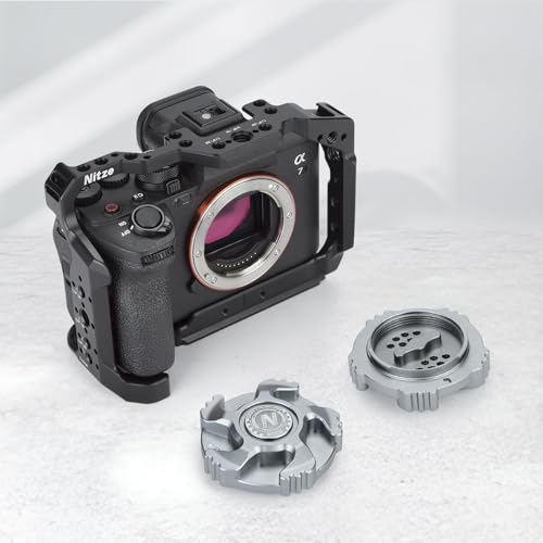 Tapa para cuerpo de cámara Nitze E Mount con almacenamiento para AirTag, compatible con cámaras Sony FX2/FX30/FX3/FX6/FX9/ZV-E10/ZV-E10II/A6500/A6600/A6700/A9 III y series Nex y A7 miniatura 6