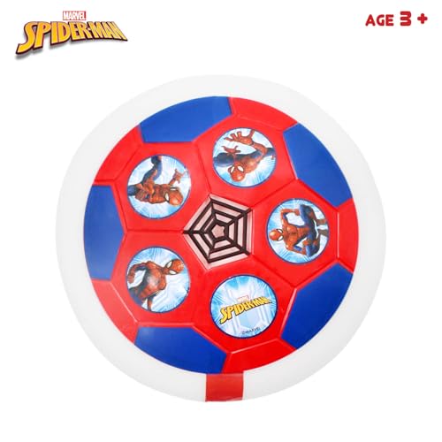 Image of Spiderman Air Soccer Ball Non Rechargeable Battery Powered Hover Football, Indoor Electric Smart Air Football for Boys and Girls. Fun Game for Kids - For Birthday Gift