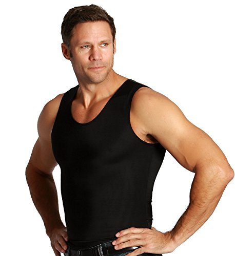 Image of Insta Slim ISPRO Slimming Muscle Tank Top Shapewear Compression Shirt for Men (Made in The USA)