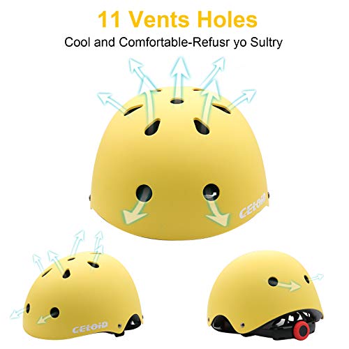 Image of Kids Bike Helmet,Toddler Skateboard Helmets for Ages 2-3-5-8-14 Years Boys Girls，Adjustable Multi-Sport Bicycle Skateboarding Football Roller Skating Scooter Rollerblade Balance Bike Helmet
