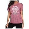 FCHICH-The-Aunt-Code-Shirts-Women-Funny-Letter-Sayings-Print-Auntie-T-Shirt-Bless-Aunt-Tops-Tees-Casual-Short-Sleeve-Tshirts FCHICH The Aunt Code Shirts Women Funny Letter Sayings Print Auntie T Shirt Bless Aunt Tops Tees Casual Short Sleeve Tshirts (Pink, M)