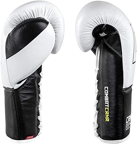 Miniatura 8 de Combat Corner Pro Fight 2.0 - Guantes de boxeo de piel de vaca con cordones para hombres y mujeres, MMA, Kickboxing, Muay Thai Sparring y guantes de