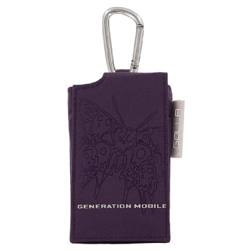 Golla Etui pop bag avec mousqueton ligne B'fly pour Lecteur mp3/mp4 Violet