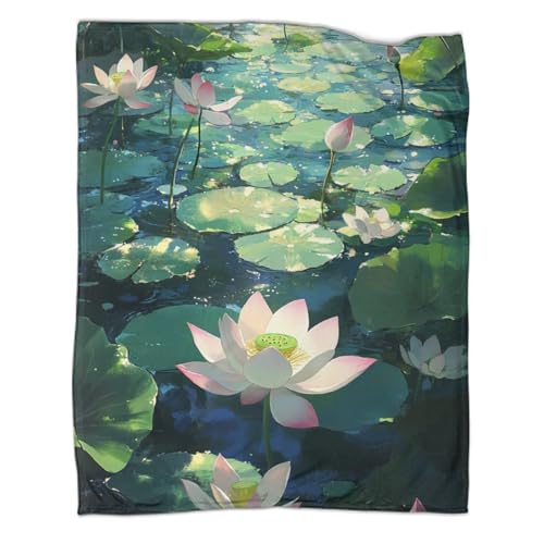 Couverture lotus pour canapé le plaid idéal des soirées cocooning