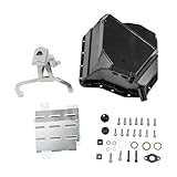 YoApoio Oil Pickup Mounting Hardware Oil Pan with Baffle for Subaru WRX STi EJ20 EJ25