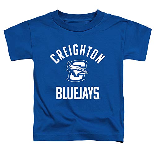 Creighton University Official One Color Bluejays Unisex Toddler T Shirt,Royal Blue, 3