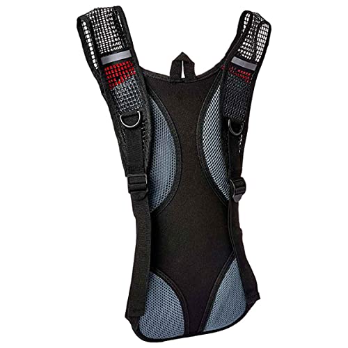 Mochila Hidratação 2 Litros Bolsa Água Impermeável Bike Cor: Cinza