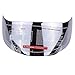 Lente Casco, Samfox Moto Casco Visiera Lente Parabrezza di Ricambio per 316 902 AGV K5 K3sv(Argento)