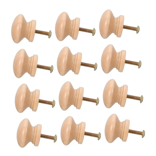 Abaodam 12個 実家具用引き出しノブ キャビネット取っ手 丸型シンプルデザイン 引き手 キッチン デスク周り収納に