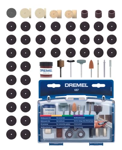 Dremel 687 Jeu de travaux généraux 52 accessoires Dremel