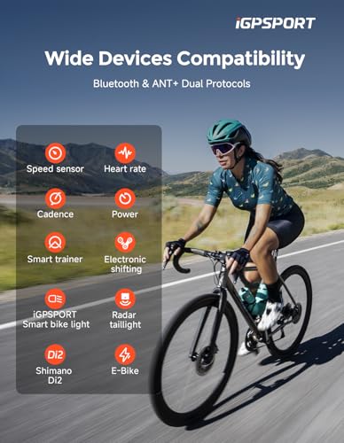 iGPSPORT BSC300T GPS para computador de bicicleta sem fio, tela sensível ao toque, navegação off-lin