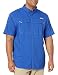Columbia Men's Low Drag Offshore Short Sleeve Shirt, Vivid Blue, X-Large