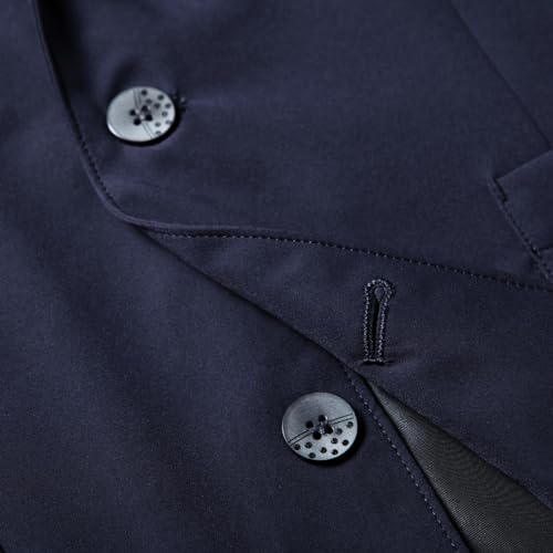 Men's Blazer Nylon Business Casual Suit Jackets Elastic Solid Color Blazers3