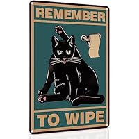 Divertido Letrero De Metal Retro De Gato Negro Con Texto En Inglés "I Do What I Want", Placa De Metal Vintage Con Diseño De Gato Negro Para El Hogar, Jardín, Cafetería