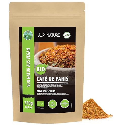 Alpi Nature Especias Picantes Café de París Orgánicas 250g, Condimento Francés, Especias de Chile