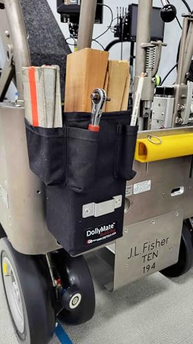 Alforja DollyMate para motocicletas, fabricada en nailon, color negro, con cierre magnético y 2 compartimentos miniatura 3
