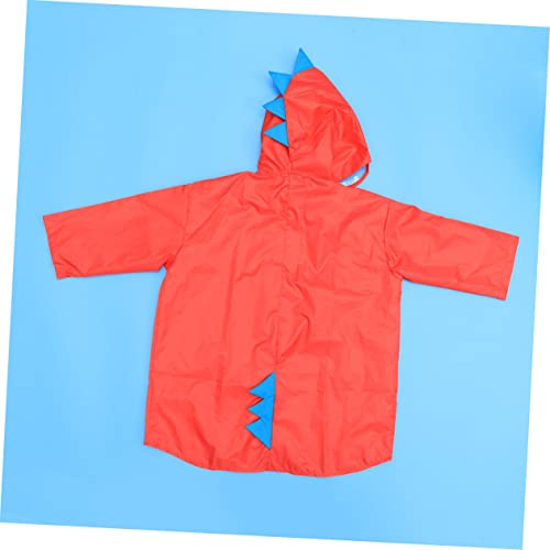 Rain Coat with Hood Poncho Rain Jacket Suit Child Protective Suit Coat for4