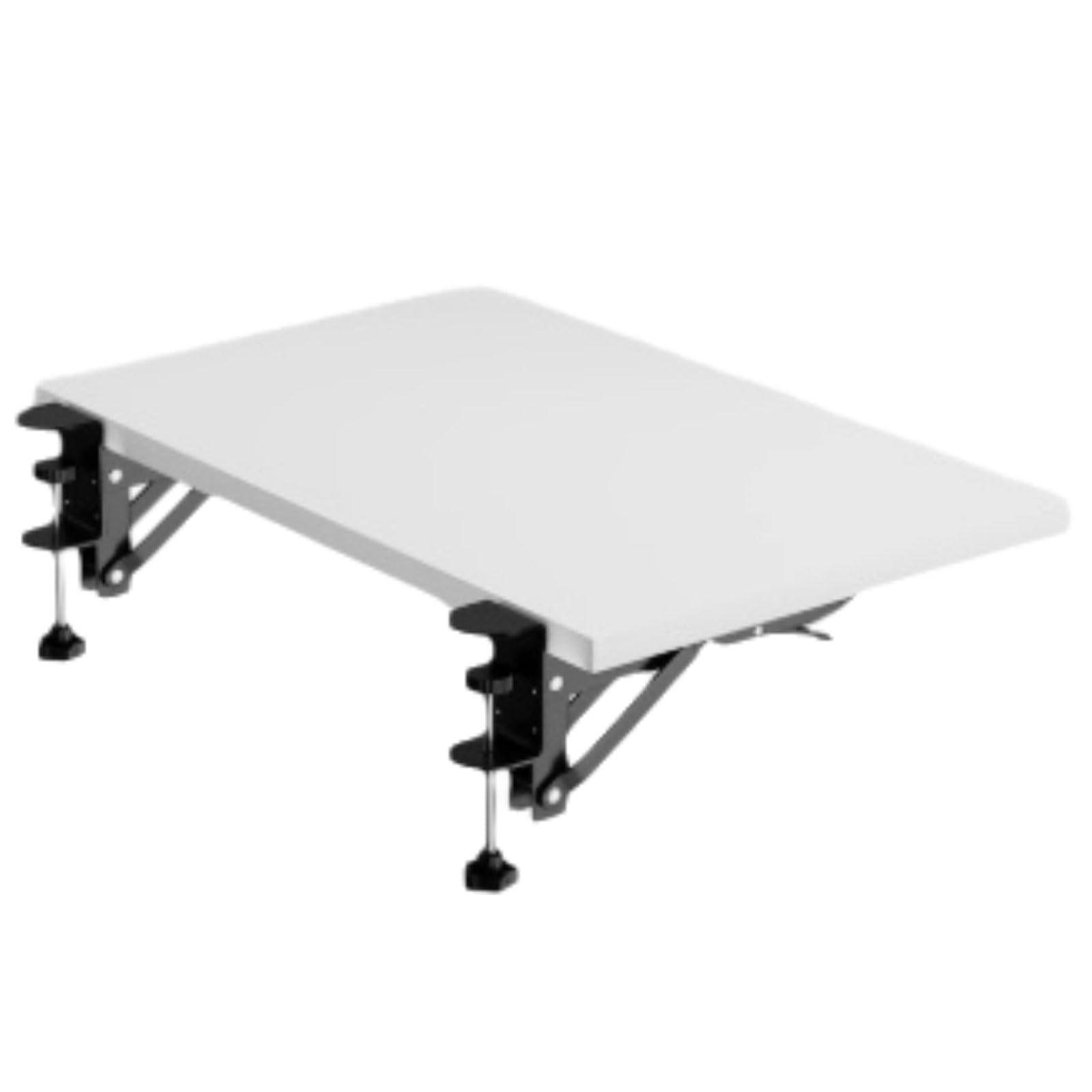 Tastaturablage für Desktops, verstellbare Tastaturplattform für De 1–5 cm dick, platzsparendes Schreibtischzubehör.