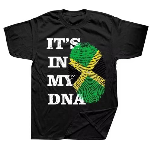 It's In My DNA Jamaica Jamaican Pride T Shirt Black L