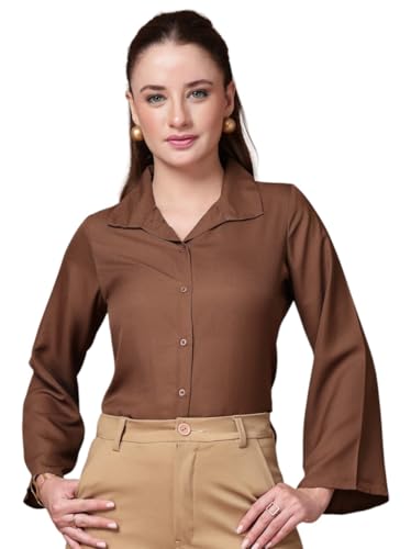 Image of Style Quotient Women Solid Regular Fit Shirt