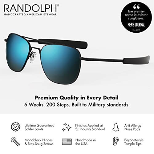 Randolph Eyewear Classic Aviator Sunglasses for Men and Women – Aviator Glasses Non-Polarized and UV Protection Sunglasses3