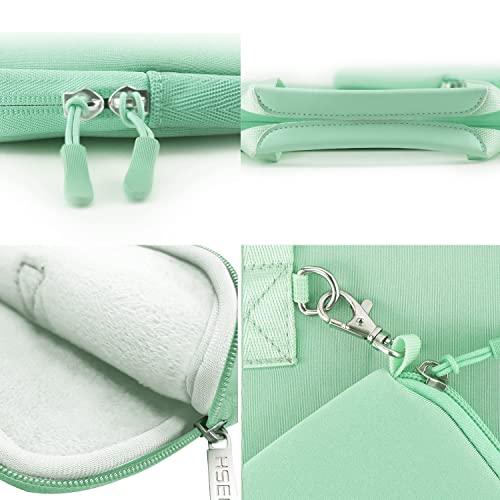 Image of Hseok Laptop Sleeve 13.3-14 inch Case with Small Pouch, Neoprene Computer Bag Compatible with MacBook Neo /Pro 14 M5 /M4 /M3 /M2 /M1, Mac Air /Pro 13.3, XPS 14 and Most 13-14 inch Notebooks,G02R02