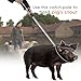 ZHEQOGZH Dog Catcher Pole Animal Control Pole Stainless Steel Pig Holder Catcher Cat Catcher Pole Heavy Duty Catch Pole for Animals Cats Hogs Pigs and Small/Medium Dogs, Rod Length 30 inches