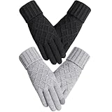 Tavaleu Winter Gloves for Women - Warm Thick...