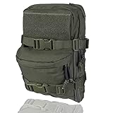 [TWINFALCONS] ウォーターバッグ タクティカルポーチ ハイドレーションパック ミリタリー 500D ナイロン製 モール 水筒 ポーチ 大容量 収納 バック 多ポケット 多機能 登山 旅行 バックパック エアソフト サバイバルゲーム (緑)