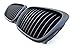 Pour BMW Série 5 E39 Berline Touring Calandre Haricot Grille Noir Mat 1995-2004
