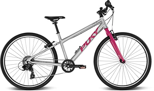 PUKY LS-Pro 26-8 Alu Kinder Fahrrad silberfarben/pink