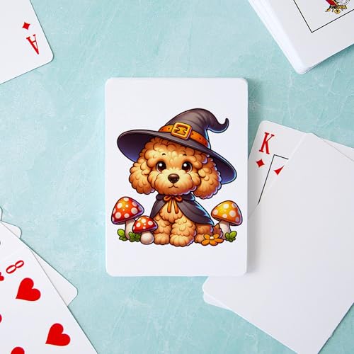 Baraja Goldendoodle Halloween tamaño estándar miniatura 3