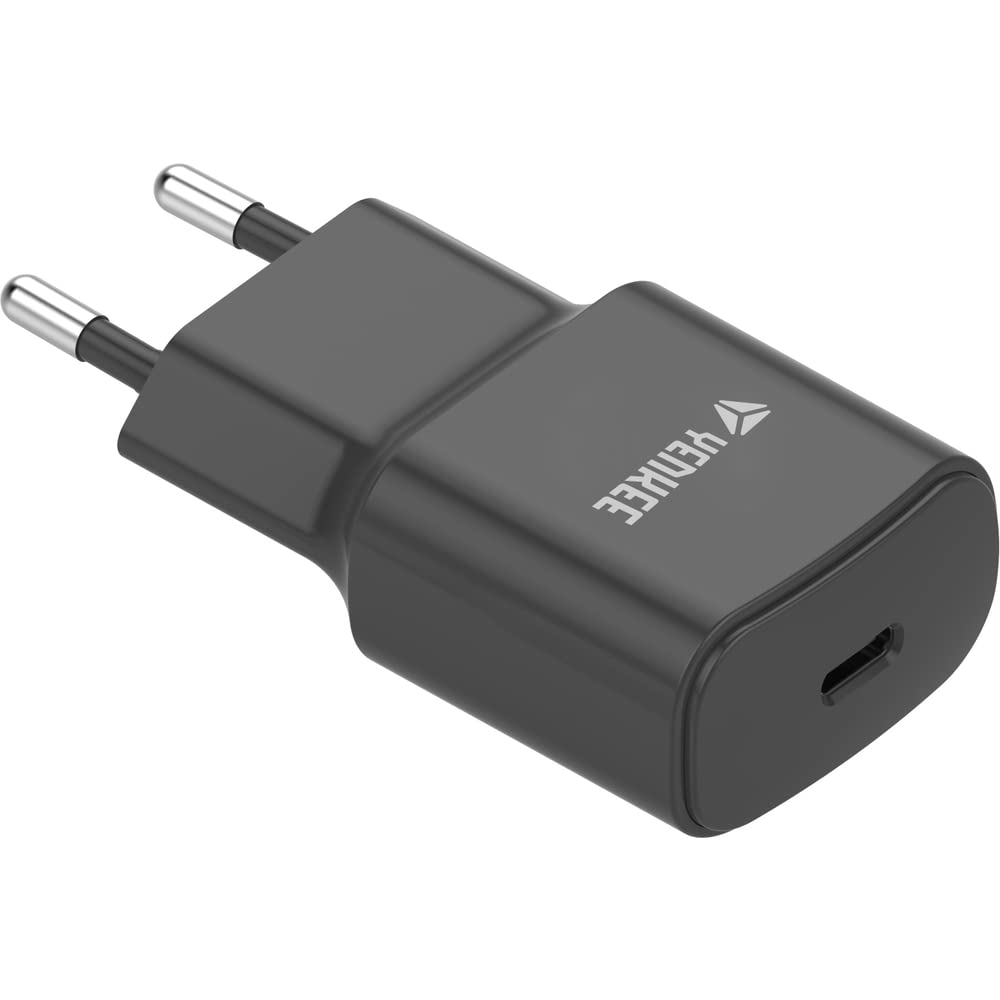 Cargador de Pared USB Tipo-C 20W Negro con Tecnologia de Carga Inteligente Eficiente 2