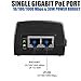 BV-Tech Gigabit Power Over Ethernet PoE+ Injector | 30W | Plug & Play | up to 325 Feet