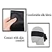 Satin Eye Blindfold Sleeping Eye Mask, Soft Smooth Blindfold 59 Inch Long Adjustable to Tie Your Eyes, Suitable for Travel, Nap [2 Pack, Rose Red]