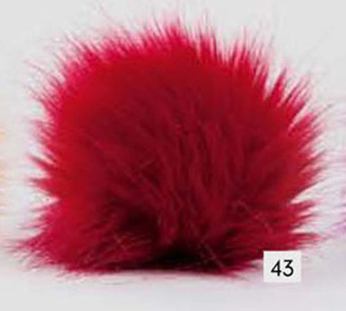 Piel borla talla S=7 cm Gründl Wolle 2 pcs Color 43