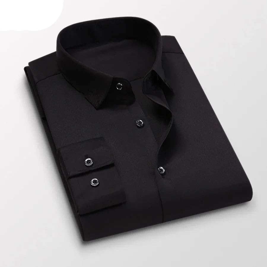 Chemise blanche homme coupe ajustée et extensible pour le printemps