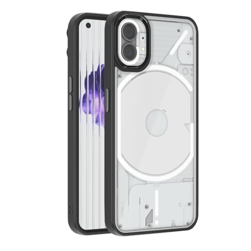 Amazon Basics Nothing Phone 1 Back Cover |Electroplated Crome Metal Ring | Full Camera Protection | Raised Edges | Super Soft Side TPU | Bumper Case (Black) (B0CZT3SGQ3) Amazon Price History, Amazon Price Tracker