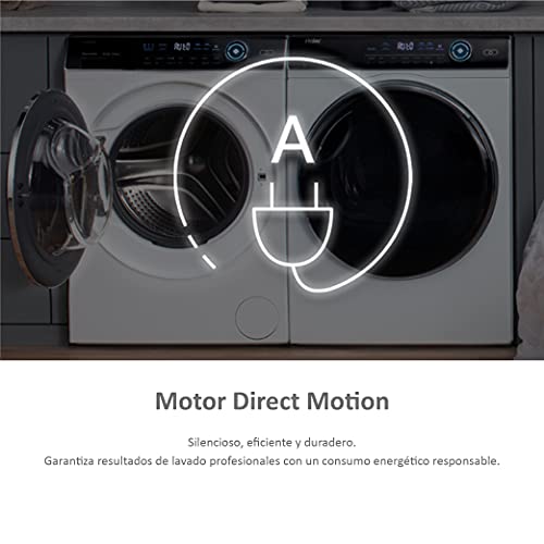 Haier-I-Pro-Series-5-HW90-B14959U1-S-Lavadora-carga-frontal-9KG-Inteligencia-Artificial-WIFI-Funcion-Vapor-Refresh-Motor-Direct-Motion-Antibacterias-1400-RPM-Tambor-XL-10-Programas-Clase-A