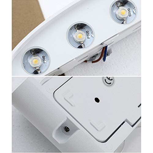 Applique Murale LED Extérieure Étanche 8W AKT Blanc Chaud - 5