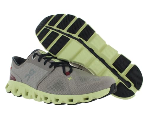 Image of ON Cloud X 3 Mens Shoes Size 14, Color: Fog /Hay-Grey