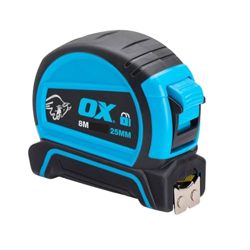 OX Pro Double Locking Tape Measure - Metric Only - 8m. Heavy duty...