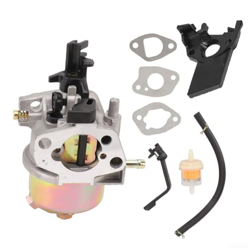Getdoublerich Para GX120/GX160/GX200 168F carburador para grupo electrógeno de 5.5Hp, 6.5Hp 2KW, kit de carburador de repuesto con juntas y línea de combustible para piezas de motor Honda