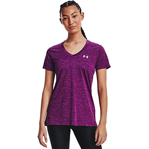 Image of Under Armour Womens Tech V-Neck Twist Short-Sleeve T-Shirt