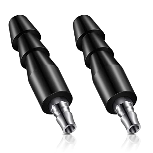 Zhanmai 2 Pcs Vac U Lock Adapter Quick Air Connector Quick Connector Device (Black)
