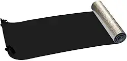 NAUTIKA, Isolante Térmico Aluminizado em Eva para 1 Pessoa, Preto.