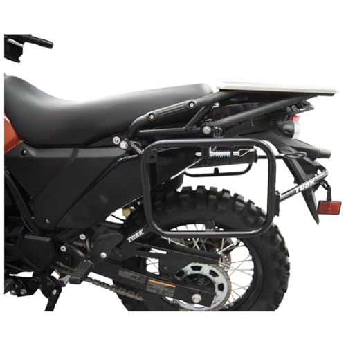 TUSK Pannier Racks con Nelson Rigg Hurricane Dry Saddlebags Negro Compatible con Kawasaki KLR650/ABS/Adventure ABS 2022-2026KLR650 S/S ABS 2023-2026 miniatura 5