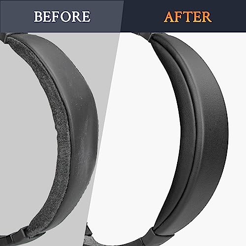 SOULWIT ヘッドバンド 交換 パッド Bose QuietComfort 15 (QC15)/QuietComfort 2 (QC 2) 用 ヘッドバンド クッション ヘッドホンバンド ヘッドセットバンド DIY替えバンドキット 一体型 (ブラック) 商品画像5