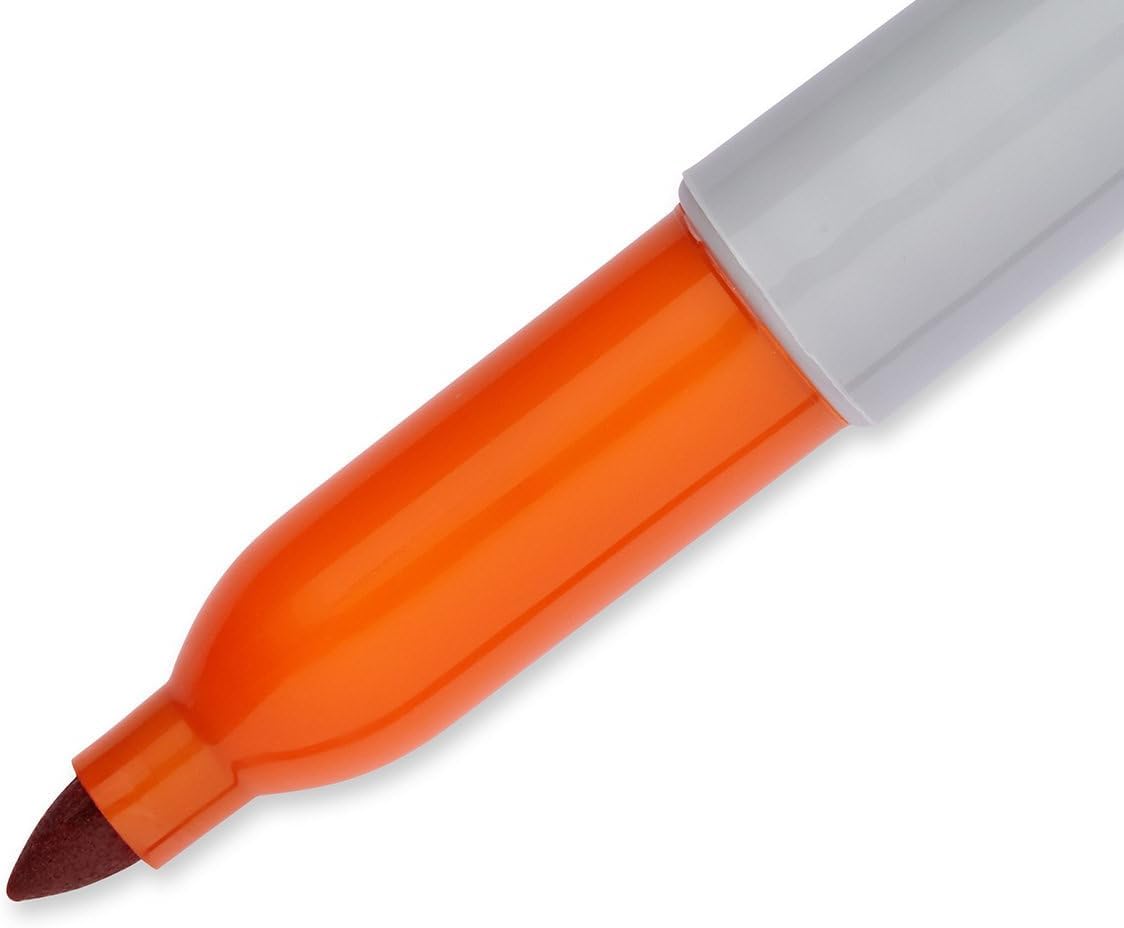 Sharpie Ultra Fine Point Marker - Orange Ink | Fine Line Permanent Marker | Ambidextrous Design | Vibrant, Quick-Drying - View #5